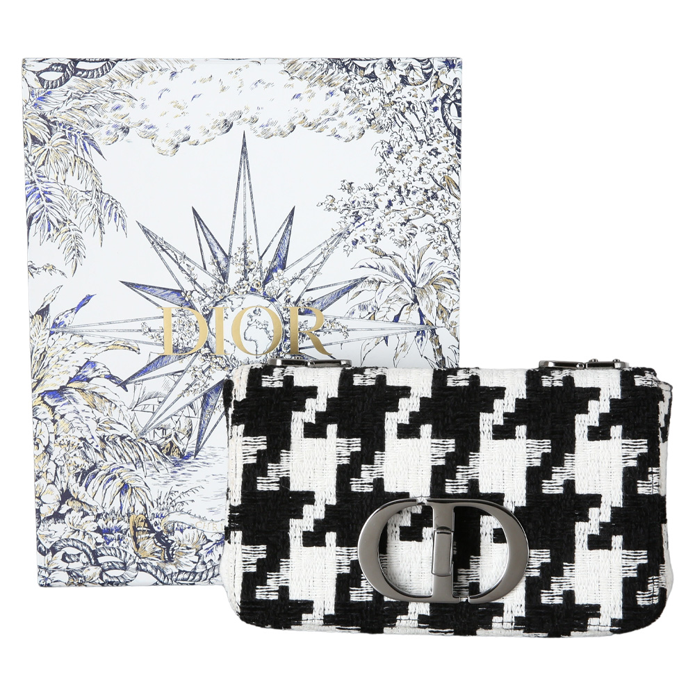 CHRISTIAN DIOR(USED)크리스찬디올 트위드 카로 스몰 체인백